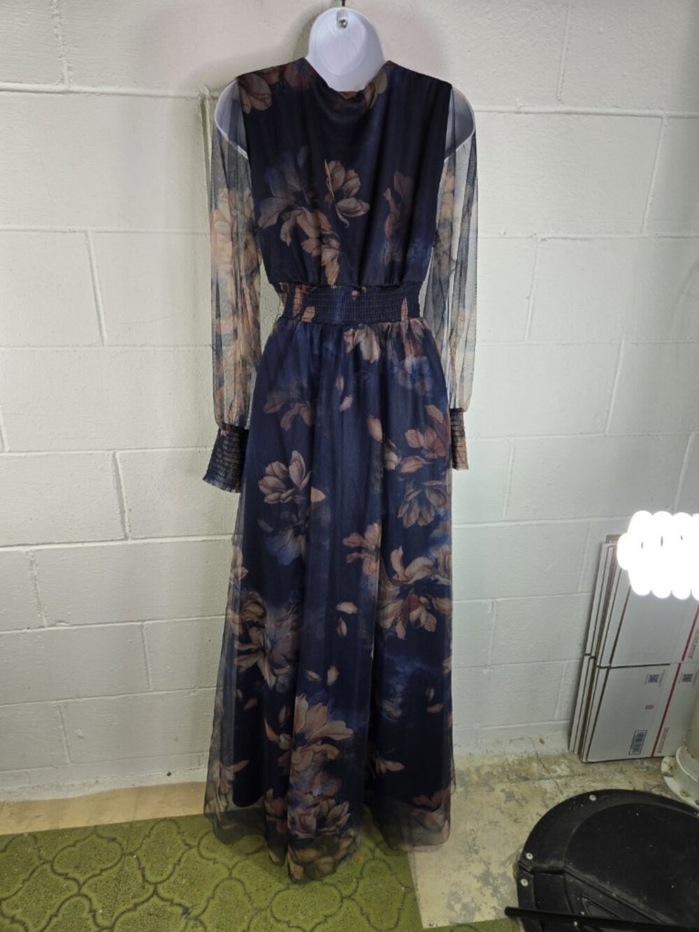 Baltic Born Layla Tulle Floral Maxi Formal Dress NEW - Picture 9 of 16